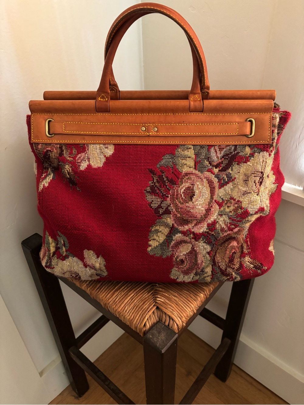 RALPH LAUREN CARPET BAG - Picture 2 of 14